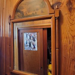 Vintage Arch Wooden Mirror - Rustic Charm for Your Home Decor