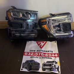 2019 2020 2021 2022 Chevy Silverado GMC Sierra Denali front right passenger side headlight led