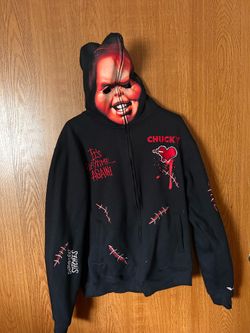 Chucky zip up sweater Large