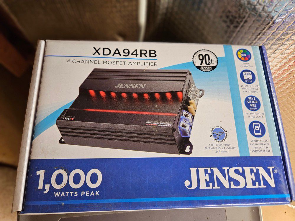 Jensen 1000 Watt 1 Ohm Amp