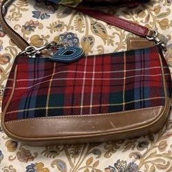 Coach Small Wool Tartan Bag