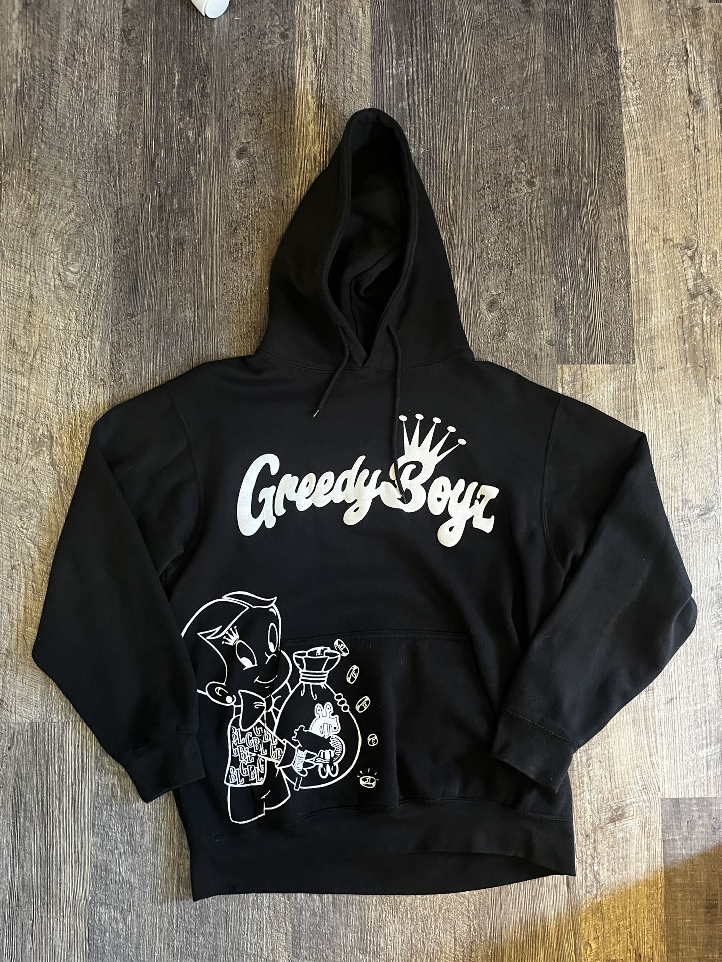 Black Greedy Boyz Hoodie
