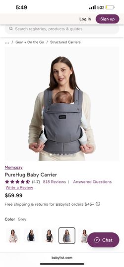 Momcozy PureHug Baby Carrier – Grey