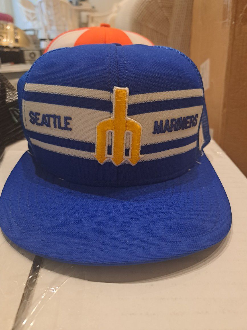 Seattle Mariners Vintage Mesh Hat Brand New 1980s for Sale in