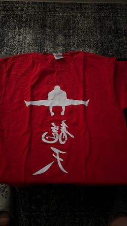 Men’s size Medium Bas Rutten Red Martial Arts Graphic T-Shirt