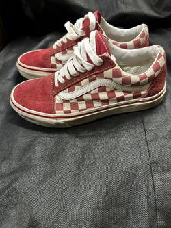 Red Vans 7.5 Old School OBO