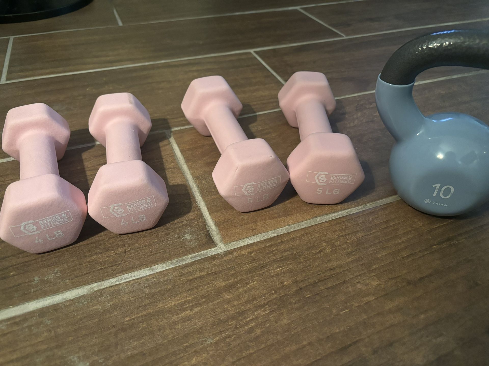 Dumbbells & Kettlebell $20