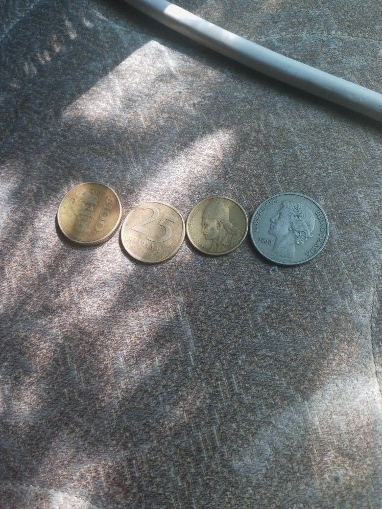 Coins I Found While Digging.