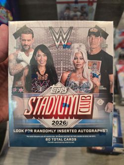 2026 TOPPS STADIUM CLUB WWE MEGA BOX