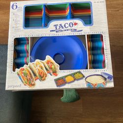 Prepara 6pc Taco Set Melamine 