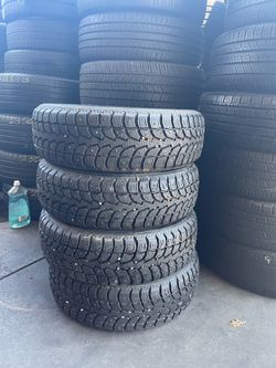4 WINTER CLAW EXTREME GRIP 185/65R15 SNOW TIRES – INSTALLATION INCLUDED