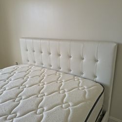 Queen Bed, Mattress , Headboard and Frame