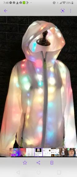 Led Light Up Jacket Small/med