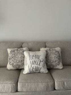 Set Of Three Decorative Couch Pillows