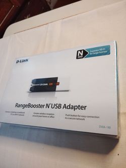 D-Link  Range Booster N USB adapter DWA-140-NEW sealed