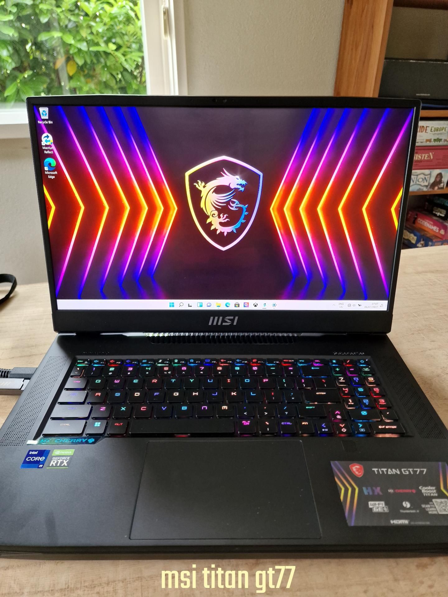 MSI Titan GT77 Gaming Laptop
