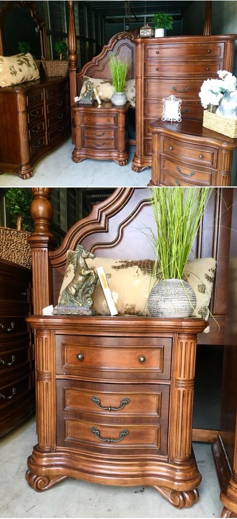 Elegant 7 Piece Cal KING "CHRIS MADDEN" Bedroom Set / Master Suite
