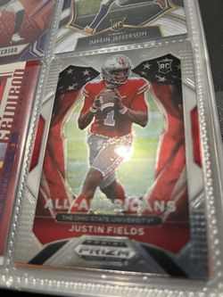 Justin Fields All American Rookie Card Draft PRIZM 
