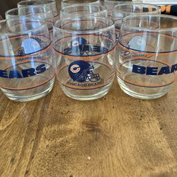 Vintage Chicago Bears Set Of 9