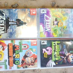 Bran New Sealed Nintendo Switch Games 