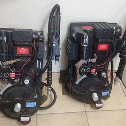 Two Upgraded Spirit Halloween Life Size Proton Packs