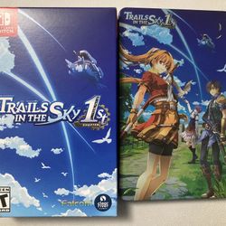 Trails In The Sky 1st Chapter Switch STEELBOOK Case Box Art No Game