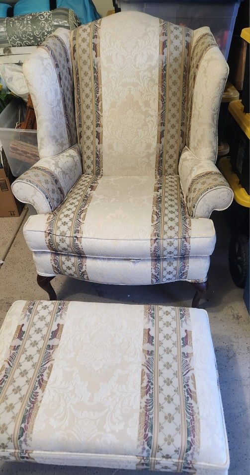 chair and ottoman