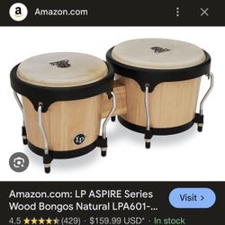 LP Bongos With Stand 