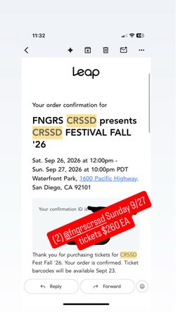 CRSSD SUNDAY