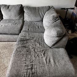 Massive Grey U/L Shaped couch - FCFS - NEGOTIABLE - NEEDS TO GO ASAP