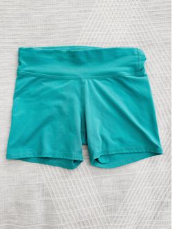 Girls All in Motion Activewear Shorts – Teal, Size Medium – $10