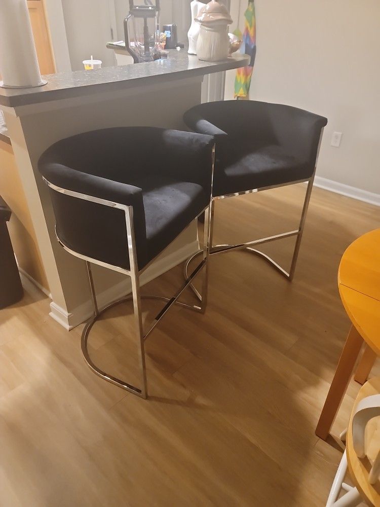 2 Large Bar Stools