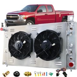 ReadyCool 3 Row Aluminum Radiator for 1(contact info removed) Chevy Silverado GMC Sierra