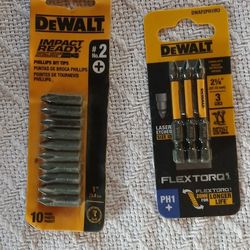 Dewalt Drill Bits Phillips #2  N #1