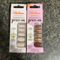 Sally Hansen Salon Effects Press On Nails-2 Item!($14.94+ Value)
