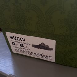 Gucci Miami Rubber Platform Slides