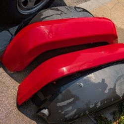 Jeep Fender Wrangler Right Rear Only Fender Flair Red OEM Good Shape Wheel Arch Passenger RH