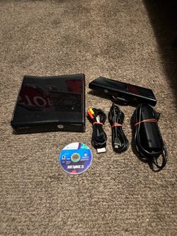 Xbox 360 Console with Kinect and Just Dance 3
