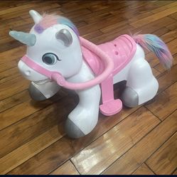 Unicorn Pets Ride A Long Electric 