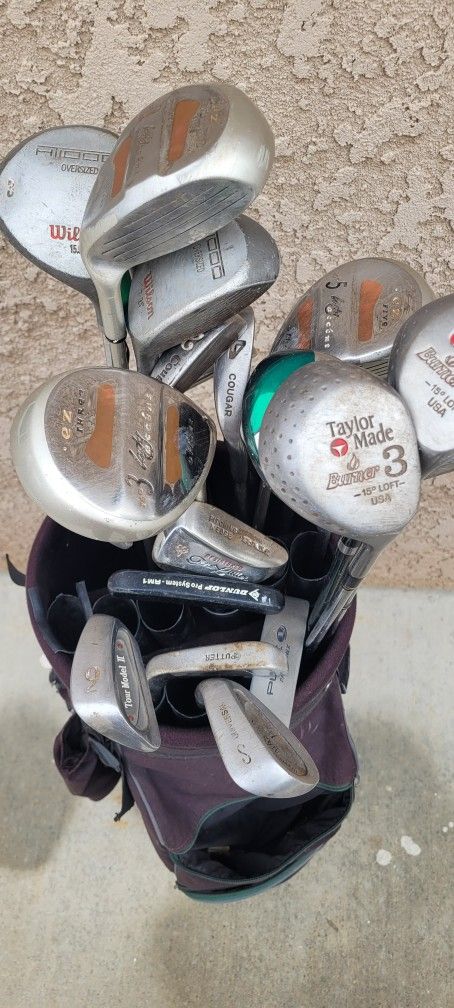 Golf Clubs And Bag