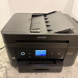 Epson WF-2860 All-In-One Color Inkjet Printer Print Scan Copy Fax - Works