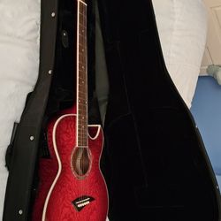 Dean Acoustic Electric Guitar With Case