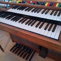 Brown Electone Piano