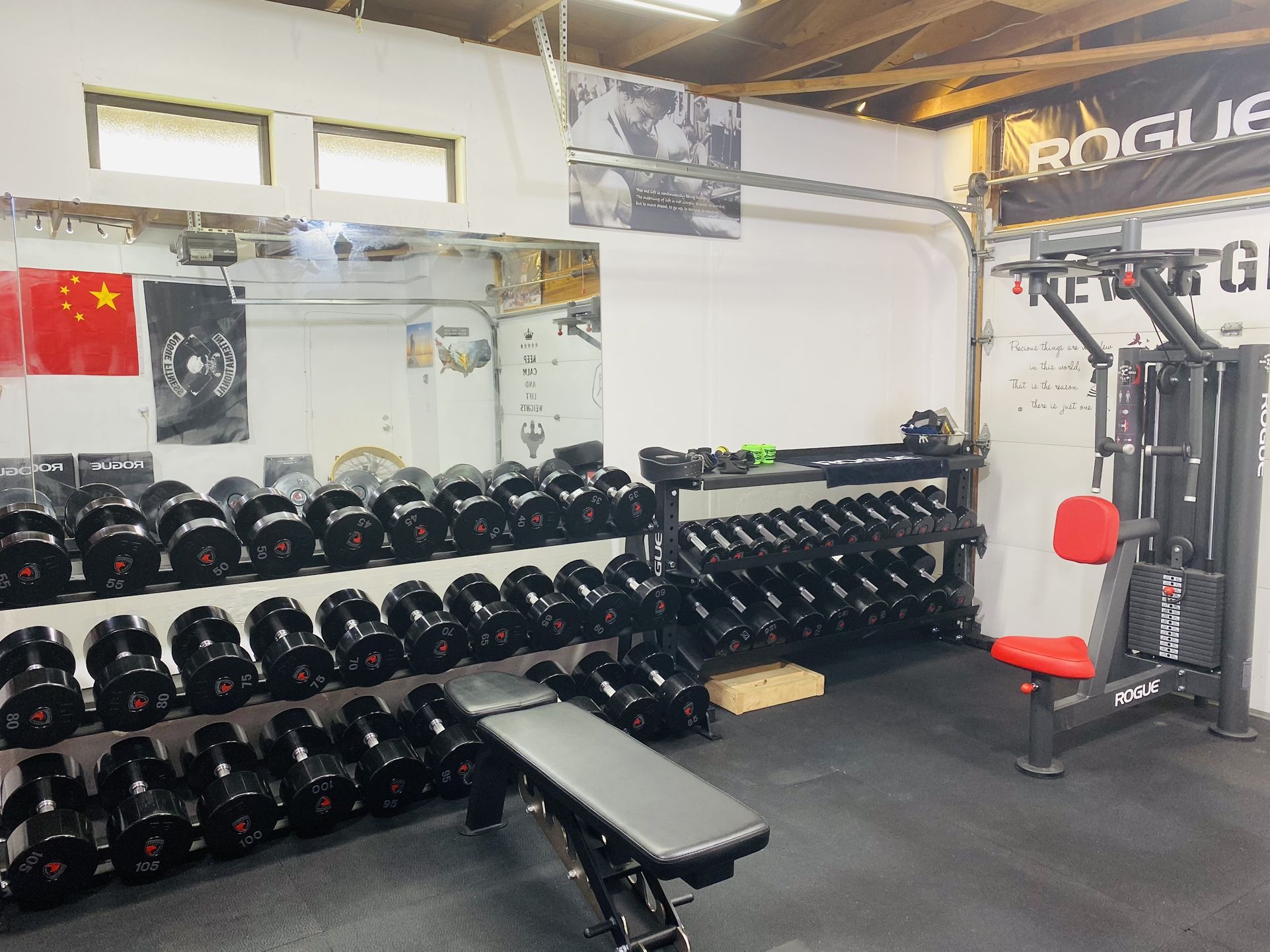 5–125 lb Dumbbell Set · Made in USA Dumbbells