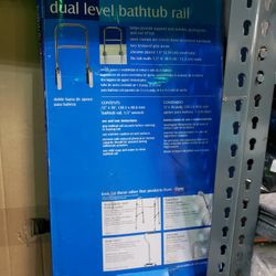 Duel Level Bathtub Rail