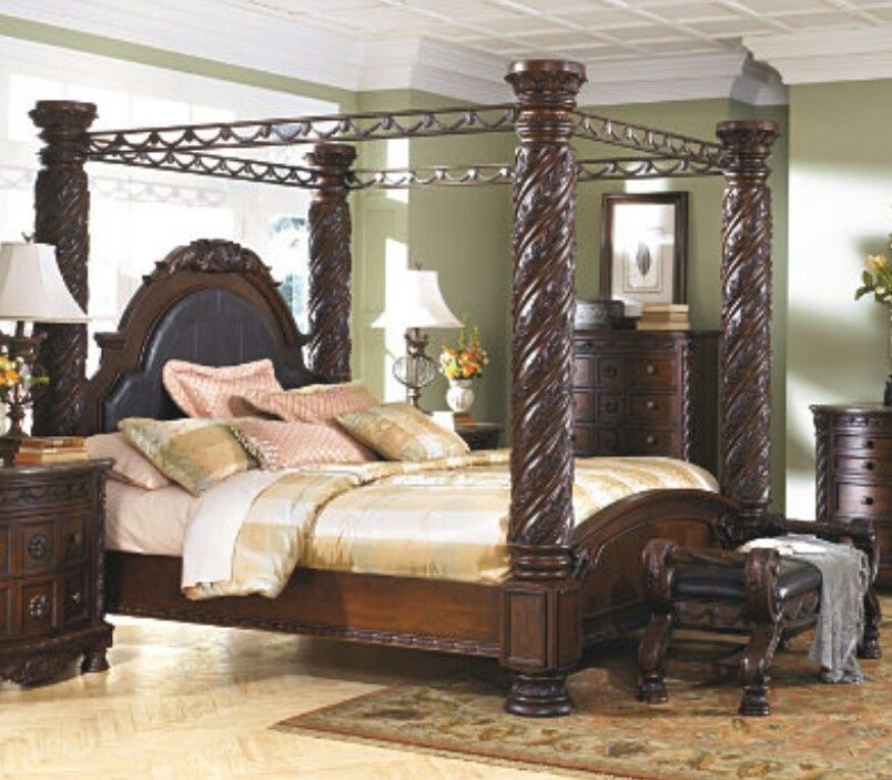 North Shore King Canopy Bed from Ashley Furniture for Sale in Las Vegas, NV OfferUp