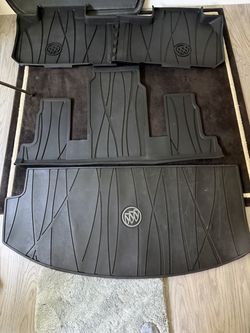 OEM Buick Enclave All-Weather Floor Mats + Cargo Mat