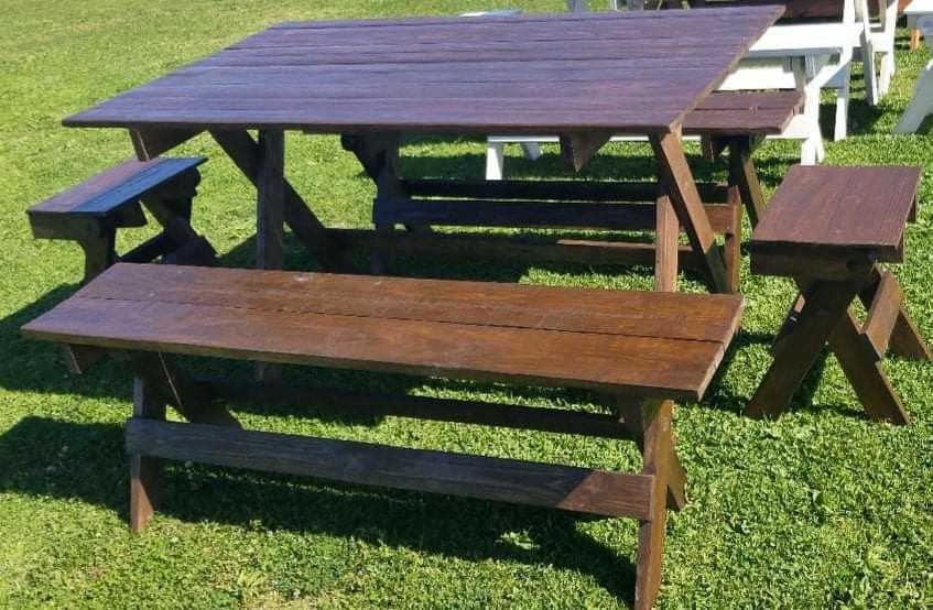 Rustic Picnic Table Set for Sale in San Diego, CA OfferUp