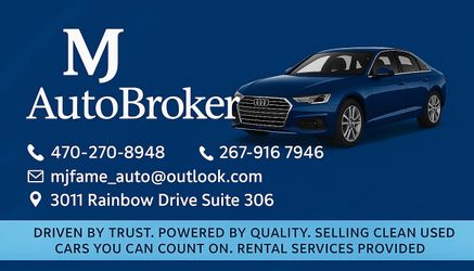 MJ FAME LLC | Cars for Sale • Auto Brokerage • Worldwide Shipping