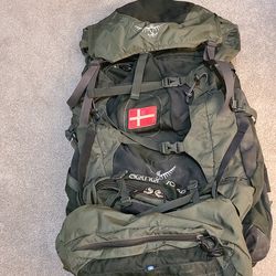 Osprey Aether Ag 70 Men's Backpacking Pack - Adirondack Green M Capming Adventure Hiking Backpack